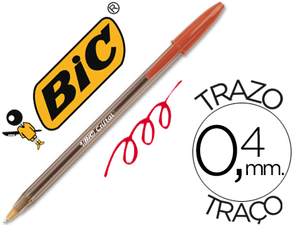 Bolígrafo Bic Cristal rojo